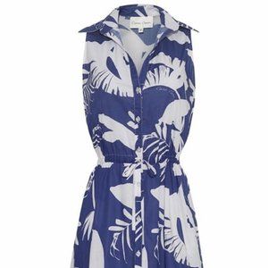 Cara Cara Jaclyn Maxi Dress Tropical Jungle Navy